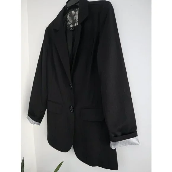 Kensie Pin Stripe Blazer - Picture 4 of 15